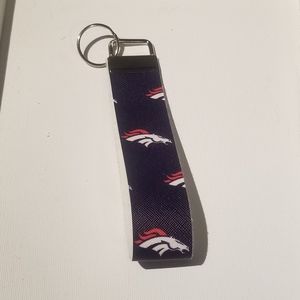 Denver Broncos key fob wristlets
